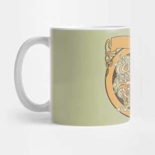 Medusa silhouette (light) Mug